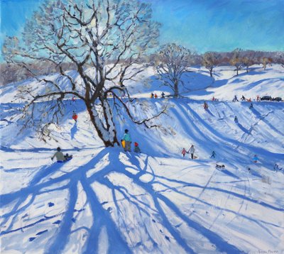 Schlittenfahrer, Chatsworth, 2012 von Andrew Macara